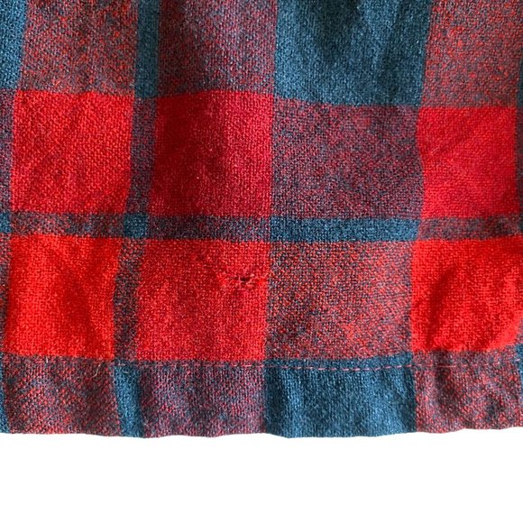 Pendleton 100% Virgin Wool Plaid Shirt Mens M Outdoor Camping Chores Hiking‎ - Picture 10 of 11